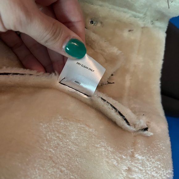 Romeo and Juliet Couture Faux fur lined faux leather dark brown medium EUC - Picture 5 of 6